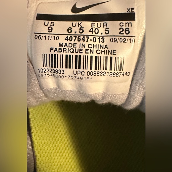 NIKE LUNARGLIDE 2 WOMEN’S GREY RUNNING SNEAKERS (9) - Picture 6 of 6